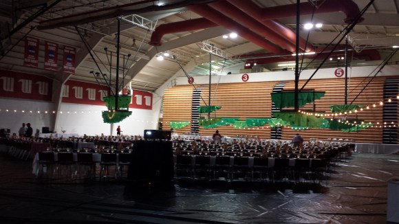 41 - Set up for farewell dinner